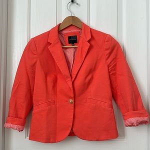 The Limited tangerine blazer with elegant button